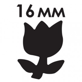 Дырокол фигурный 'Тюльпан', диаметр вырезной фигуры 16 мм, ОСТРОВ СОКРОВИЩ, 227158