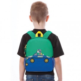 Рюкзак GRIZZLY для дошкольников, 'Гонщик', 8 литров, 33х26х11 см, RS-890-2/2