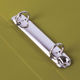 Папка на 2 кольцах BRAUBERG 'Шелк', 25 мм, внутренний карман, бронза, до 170 листов, 0,7 мм, 227503