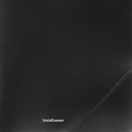 Папка на резинках ERICH KRAUSE 'Classic', А4, до 300 листов, 400 мкм, черная, 47189