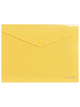 Папка-конверт с кнопкой ERICH KRAUSE 'Envelope', А4, до 100 листов, непрозрачная, ассорти, 0,18 мм, 42920