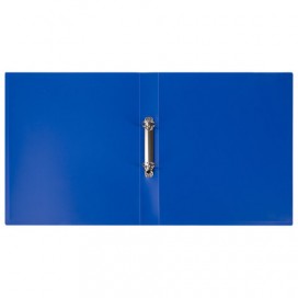 Папка на 2 кольцах ERICH KRAUSE 'Classic', 35 мм, синяя, до 250 листов, 0,5 мм, 43016