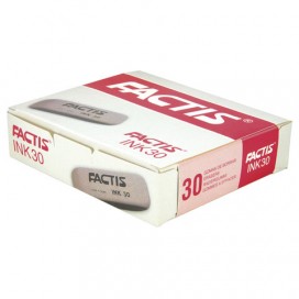 Резинка стирательная FACTIS INK 30 (Испания), абразивная, для чернил, 58х20х10 мм, синтетический каучук, CCFINK30