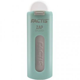 Резинка стирательная FACTIS ZAP (Испания), пластиковый держатель, 75x7x8 мм, ПВХ, ассорти, PTF1130