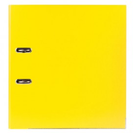 Папка-регистратор ESSELTE 'VIVIDA Plus', А4+, с двухсторонним покрытием из пластика, 80 мм, желтая, 624076