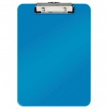 Доска-планшет LEITZ 'WOW', с верхним прижимом, A4, 320х228 мм, пластик, 1,7 мм, синяя, 39710036