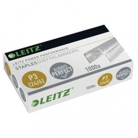 Скобы для степлера LEITZ 'Power Performance P3' № 24/6, 1000 шт., в картонной коробке, до 30 листов, 55700000