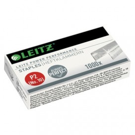 Скобы для степлера LEITZ 'Power Performance P2' № 10, 1000 шт., в картонной коробке, до 10 листов, 55770000