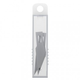 Нож макетный (скальпель) ERICH KRAUSE, металлический корпус, + 2 запасных лезвия, блистер, 16953