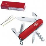 Подарочный нож VICTORINOX 'Sportsman', 84 мм, складной, красный, 13 функций, 0.3803