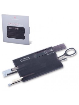 Подарочный набор 'Швейцарская Карта' VICTORINOX 'Swiss Card Onyx', полупрозрачная, черная, 11 функ., 0.7133.T3 Подарочный набор 'Швейцарская Карта' VICTORINOX 'Swiss Card Onyx', полупрозрачная, черная, 11 функ., 0.7133.T3