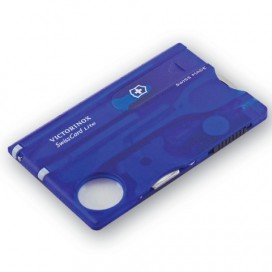 Подарочный набор 'Швейцарская Карта' VICTORINOX 'Swiss Card Lite', полупрозрачная синяя, 13 функций, 0.7322.T2