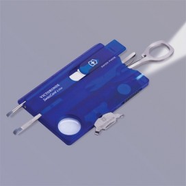 Подарочный набор 'Швейцарская Карта' VICTORINOX 'Swiss Card Lite', полупрозрачная синяя, 13 функций, 0.7322.T2