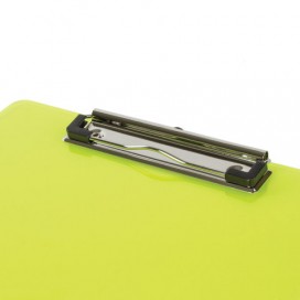 Доска-планшет BRAUBERG 'Energy' с прижимом А4 (226х315 мм), пластик, 2 мм, неоновый, ЖЕЛТАЯ, 232231