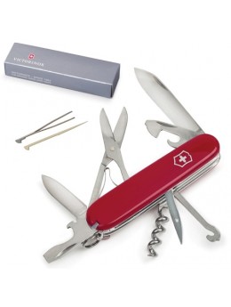 Подарочный нож VICTORINOX 'Climber', 91 мм, складной, красный, 14 функций, 1.3703 Подарочный нож VICTORINOX 'Climber', 91 мм, складной, красный, 14 функций, 1.3703