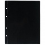 Листы-вкладыши разделители для альбома 'Оптима' М9-05, комплект 10 шт., 200х247 мм, черные, РЛ