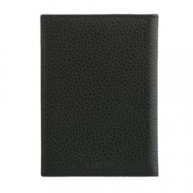 Обложка-чехол для паспорта FABULA 'Brooklyn', натуральная кожа, контрастная отстрочка, черная, O.70.BR