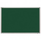 Доска для мела магнитная (60x90 см), зеленая, алюминиевая рамка, OFFICE '2х3' (Польша), TKA96