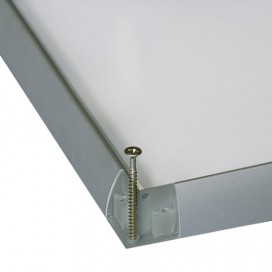 Доска-витрина магнитно-маркерная, 1 лист А4, алюминиевая рамка, OFFICE, '2х3' (Польша), GS41A4