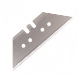 Лезвия для универсальных мощных ножей, 18 мм, BRAUBERG, КОМПЛЕКТ 5 ШТ., форма-трапеция, в пластиковом пенале, 236637