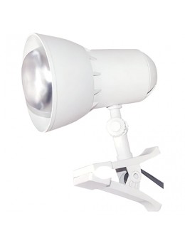 Светильник настольный 'Надежда-1 Мини', на прищепке, лампа накаливания/люминесцентная/светодиодная, до 40 Вт, белый, Е27