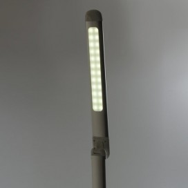 Светильник настольный SONNEN BR-896, на подставке, светодиодный, 10 Вт, алюминий, серебряный, 236663