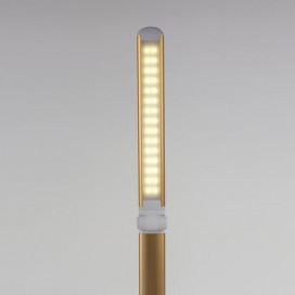 Светильник настольный SONNEN PH-3607, на подставке, светодиодный, 9 Вт, алюминий, белый/золотистый, 236685