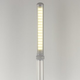 Светильник настольный SONNEN PH-3609, на подставке, светодиодный, 9 Вт, алюминий, серебристый, 236688