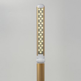 Светильник настольный SONNEN PH-3609, на подставке, светодиодный, 9 Вт, алюминий, золотистый, 236687
