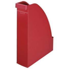 Лоток вертикальный для бумаг LEITZ 'Plus', ширина 78 мм, красный, 24760025