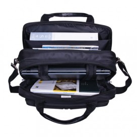 Сумка деловая BRAUBERG 'Business', 32х41х15 см, отделение для планшета и ноутбука 15,6', ткань, черная, 240389