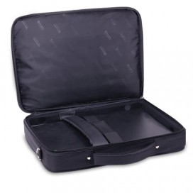 Сумка деловая BRAUBERG 'Sidney', 34х44х6 см, отделение для планшета и ноутбука 17,3', ткань, черная, 240449
