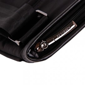Сумка на ремне BRAUBERG 'Palermo', отделение для планшета 9,7', размер 27х23 см, ткань, черная, 240502