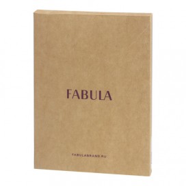 Зажим для купюр FABULA 'Brooklyn', натуральная кожа, контрастная отстрочка, 86х126 мм, черный, Z.11.BR