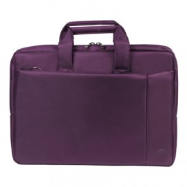 Сумка деловая RIVACASE, 39x29х7 см, отделение для планшета и ноутбука 15,6', ткань, пурпурная, 8231 Purple