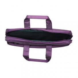 Сумка деловая RIVACASE, 39x29х7 см, отделение для планшета и ноутбука 15,6', ткань, пурпурная, 8231 Purple
