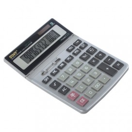 Калькулятор настольный металлический STAFF STF-1712 (200х152 мм), 12 разрядов, двойное питание, 250121