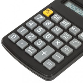 Калькулятор карманный STAFF STF-818 (102х62 мм), 8 разрядов, двойное питание, 250142