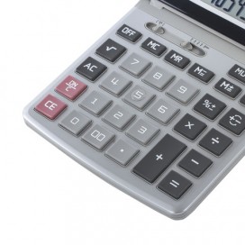 Калькулятор настольный металлический ОФИСМАГ OFM-1712 (200х152 мм), 12 разрядов, двойное питание, 250225