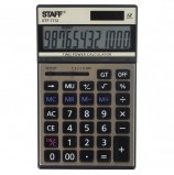 Калькулятор настольный металлический STAFF STF-7712-GOLD (179х107 мм), 12 разрядов, ЗОЛОТИСТЫЙ, блистер, 250306