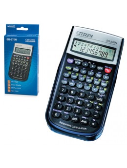 Калькулятор инженерный CITIZEN SR-270N (154х80 мм), 236 функций, 10+2 разряда, питание от батарейки, сертифицирован для ЕГЭ