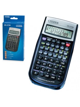 Калькулятор инженерный CITIZEN SR-270N (154х80 мм), 236 функций, 10+2 разряда, питание от батарейки, сертифицирован для ЕГЭ Калькулятор инженерный CITIZEN SR-270N (154х80 мм), 236 функций, 10+2 разряда, питание от батарейки, сертифицирован для ЕГЭ