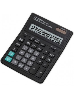 Калькулятор настольный CITIZEN SDC-664S (199x153 мм), 16 разрядов, двойное питание