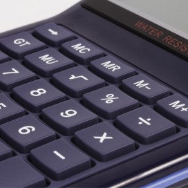 Калькулятор настольный STAFF PLUS DC-3000-12 (171x120 мм), 12 разрядов, двойное питание, ВОДОНЕПРОНИЦАЕМЫЙ, 250424