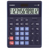 Калькулятор настольный CASIO GR-12-BU (210х155 мм), 12 разрядов, двойное питание, ТЕМНО-СИНИЙ, GR-12-BU-W-EP