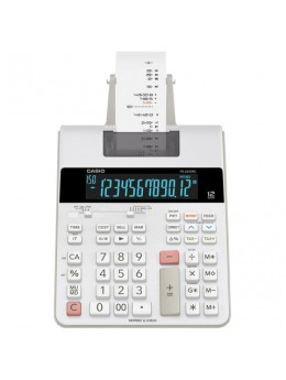 Калькулятор печатающий CASIO FR-2650RC (313х195 мм), 12 разрядов, питание от адаптера 250402, БЕЛЫЙ, FR-2650RC-W-EH