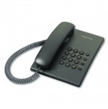 Телефон PANASONIC KX-TS2350RUB, черный, повторный набор, тональный/импульсный режим