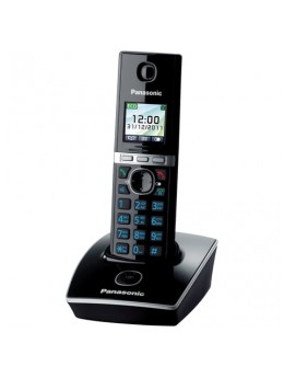 Радиотелефон PANASONIC KX-TG8051RUB, память 50 номеров, АОН, повтор, спикерфон, полифония, черный