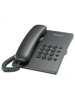 Телефон PANASONIC KX-TS2350RUT, титан, повторный набор, тональный/импульсный режим