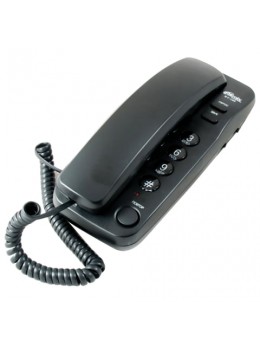 Телефон RITMIX RT-100 black, световая индикация звонка, отключение микрофона, черный, 15116194 Телефон RITMIX RT-100 black, световая индикация звонка, отключение микрофона, черный, 15116194